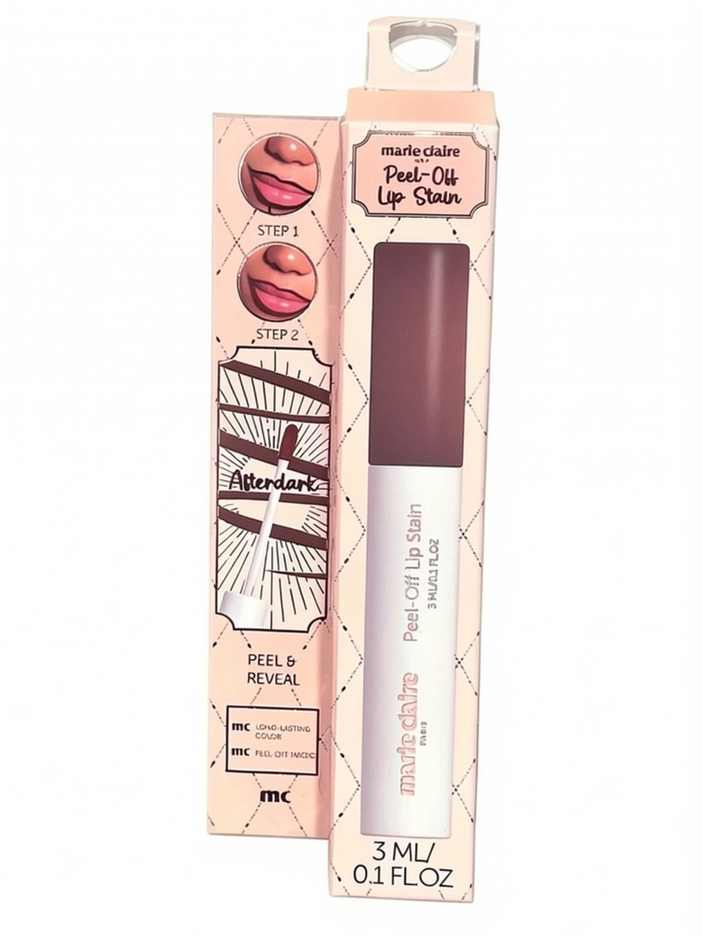 Marie Claire Peel-Off Lip Stain Afterdark Long